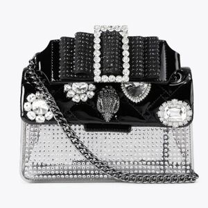 Kurt Geiger NWT Clear & Rhinestone Kensington With Dustbag